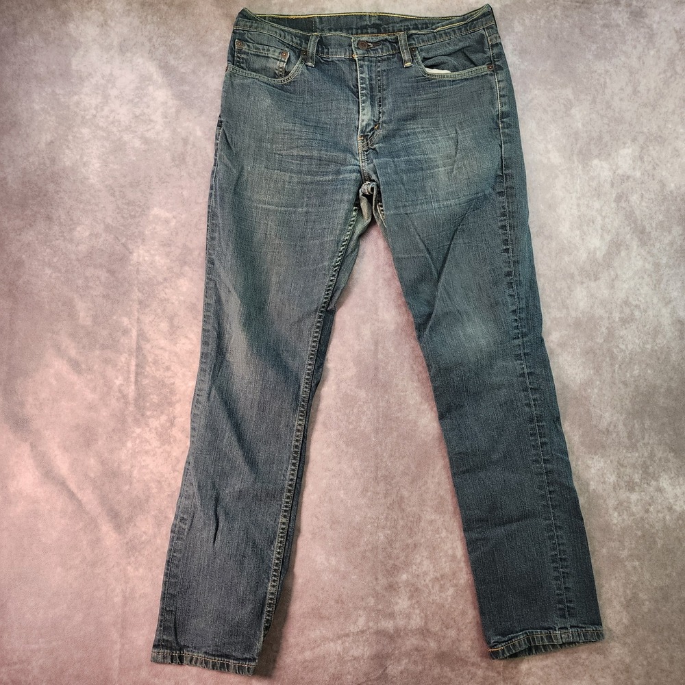 Levi's 511 Slim Fit Jeans Mens W33 L32 Blue Denim Modern Casual